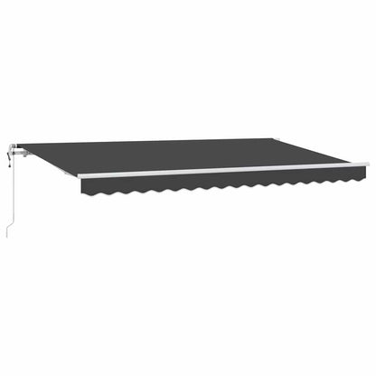 Tenda Retrattile Antracite 350 x 200 cm Tessuto | homemem39