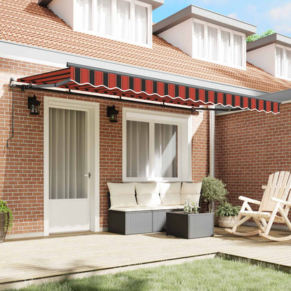Tenda Retrattile Arancione 350 x 200 cm Tessuto | homemem39
