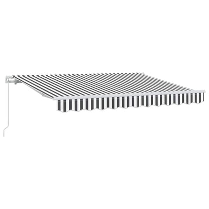 Tenda Retrattile Antracite 350 x 200 cm Tessuto | homemem39