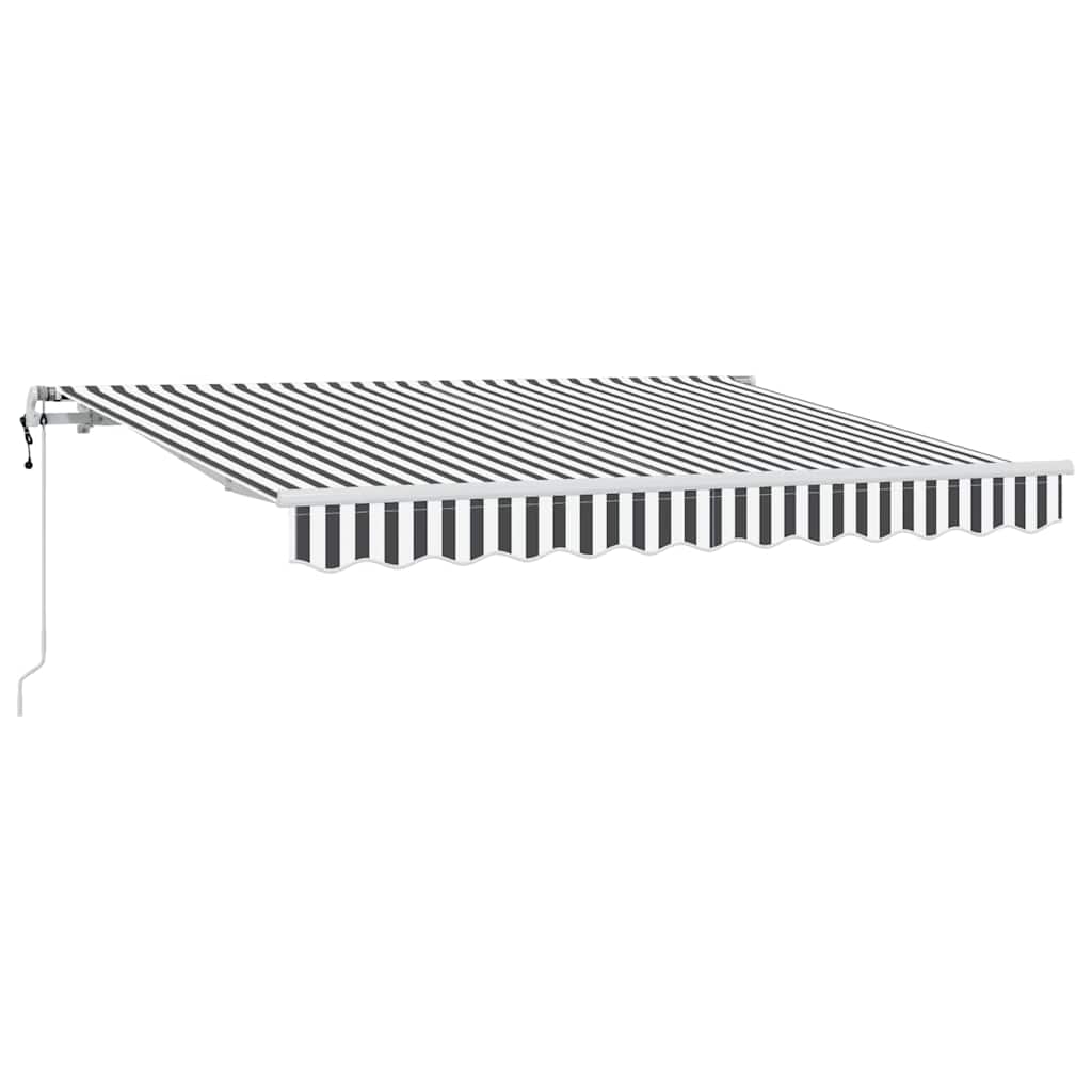Tenda Retrattile Antracite 350 x 200 cm Tessuto | homemem39