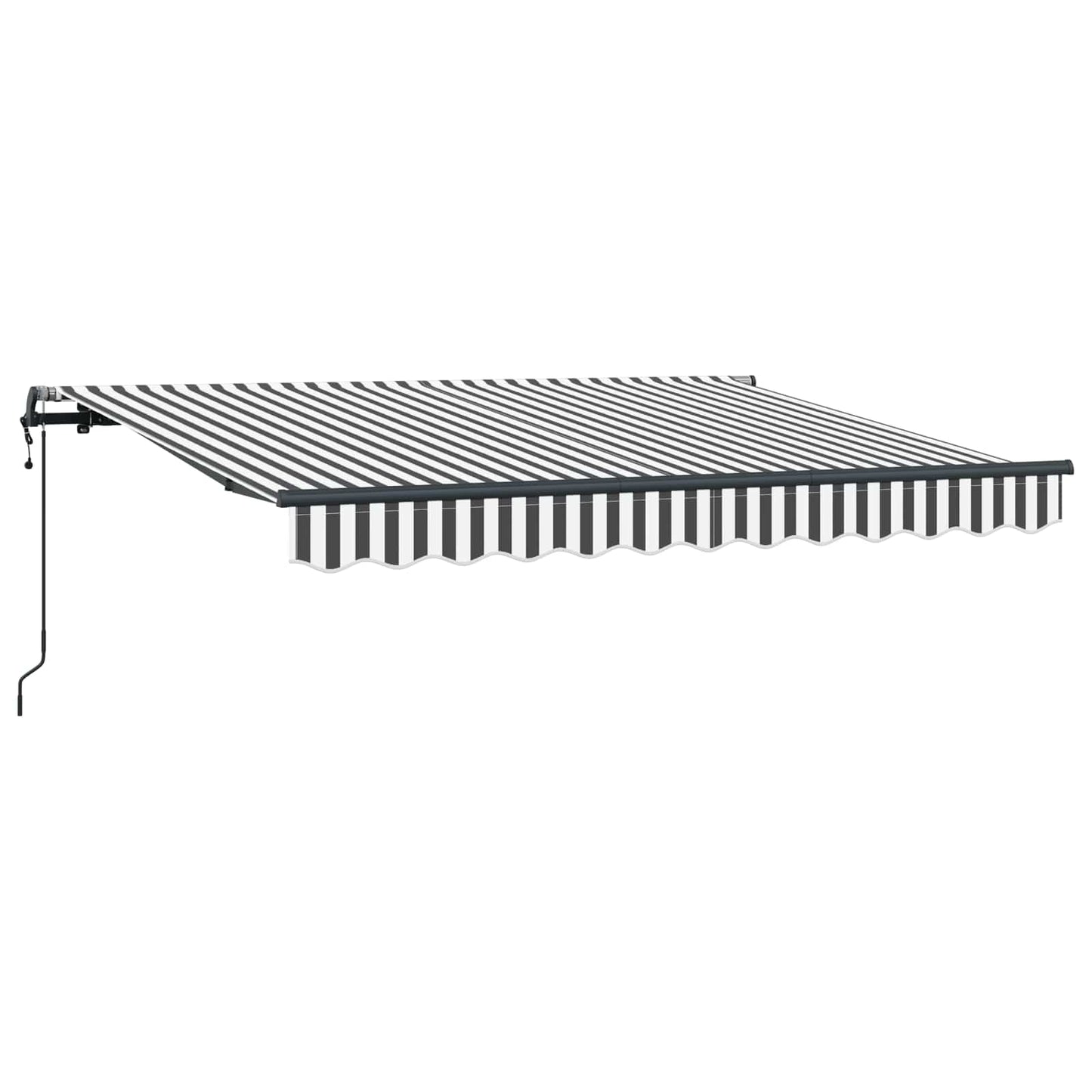Tenda Retrattile Antracite 350 x 200 cm Tessuto | homemem39