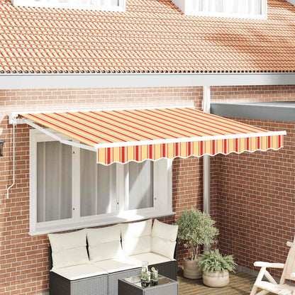 Tenda Retrattile Multicolore 350 x 200 cm Poliestere e Metallo