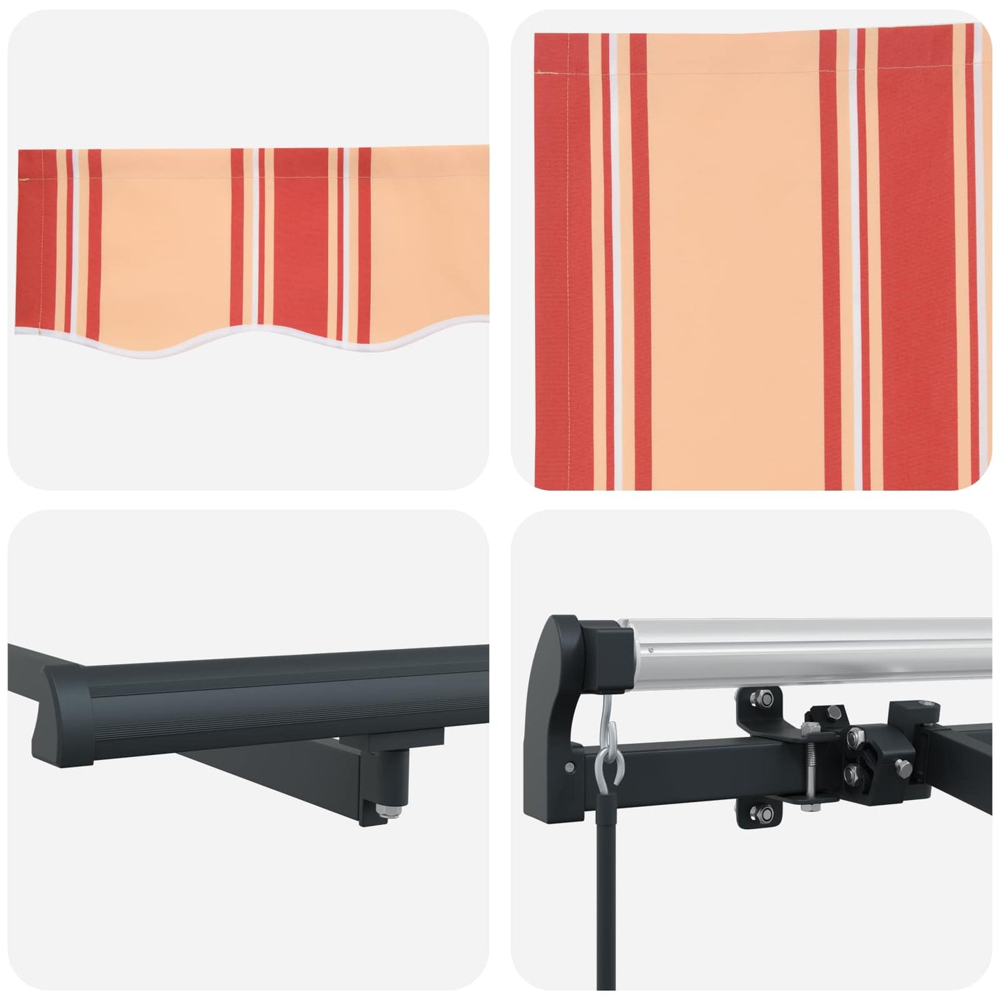 Tenda Retrattile Giallo 350 x 200 cm Tessuto | homemem39
