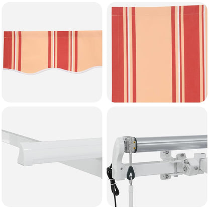 Tenda Retrattile Giallo 350 x 200 cm Tessuto