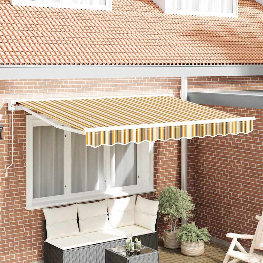 Struttura della tenda Giallo e Grigio 350 x 200 cm | homemem39