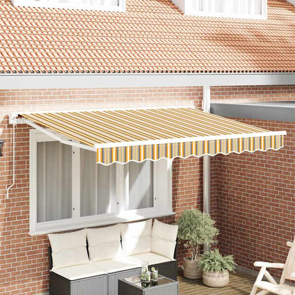 Struttura della tenda Giallo e Grigio 350 x 200 cm | homemem39