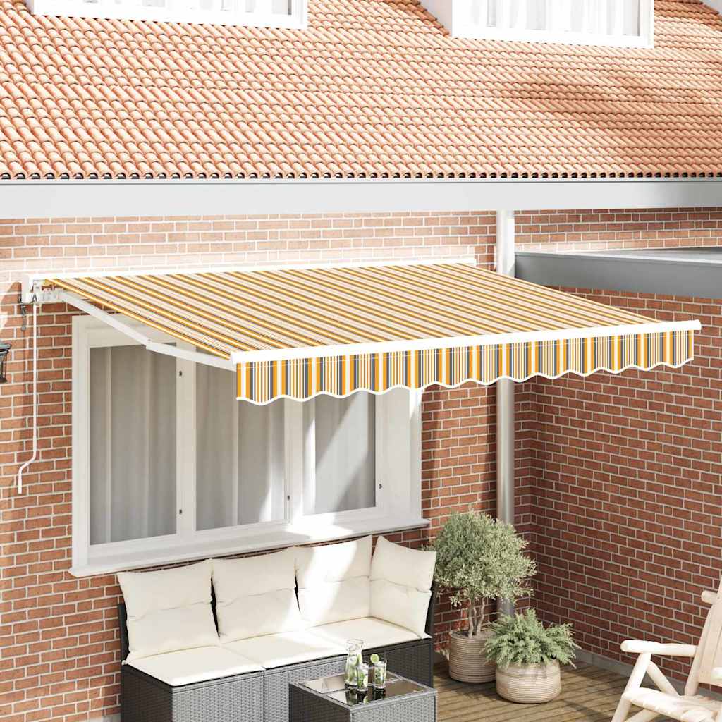 Struttura della tenda Giallo e Grigio 350 x 200 cm
