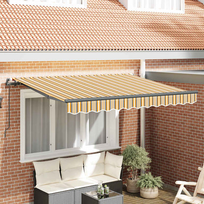 Tenda Retrattile Giallo 350 x 200 cm Tessuto | homemem39