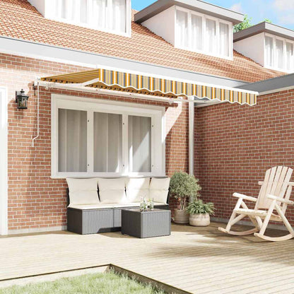Tenda Retrattile Giallo 350 x 200 cm Tessuto | homemem39