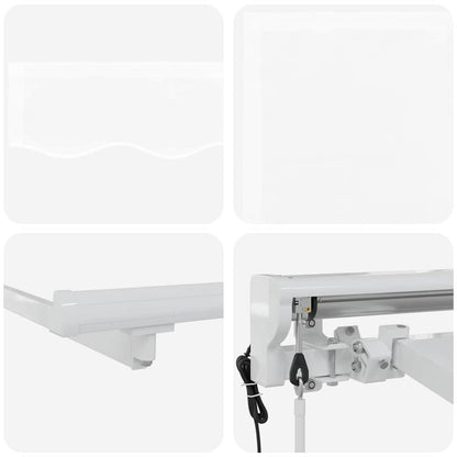 Struttura della tenda Bianco 350 x 200 cm | homemem39