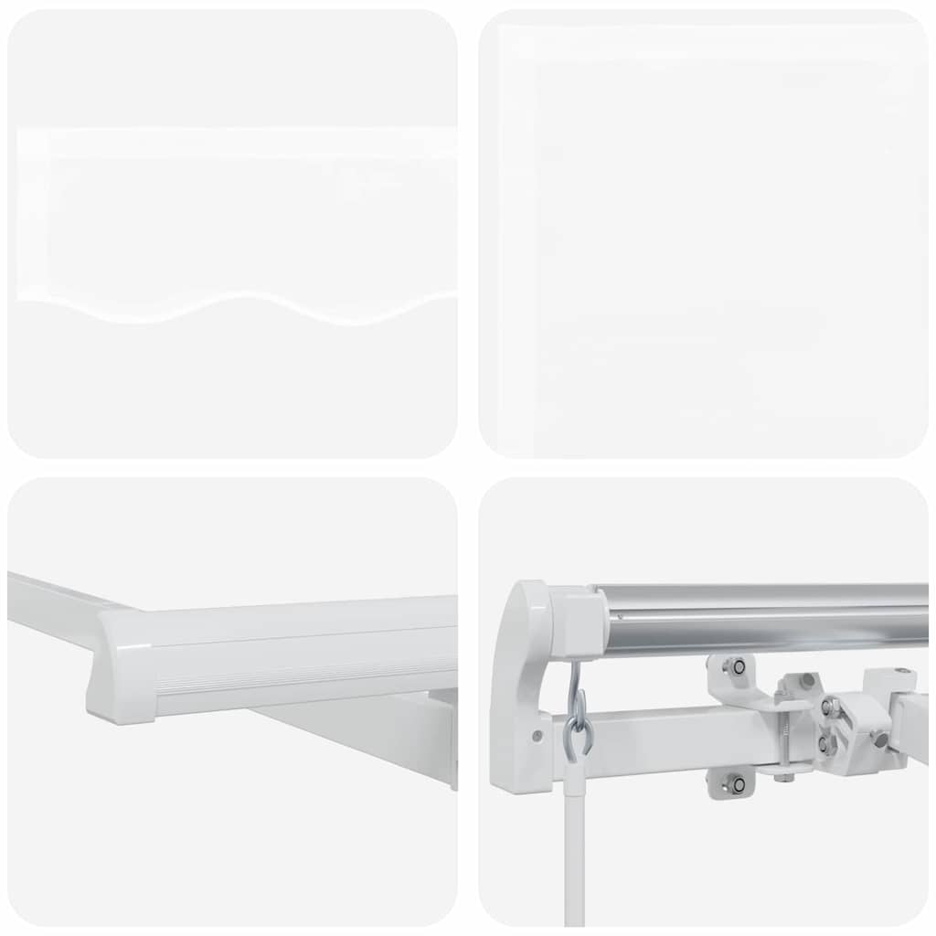 Tenda Retrattile Bianco 350 x 200 cm Tessuto | homemem39