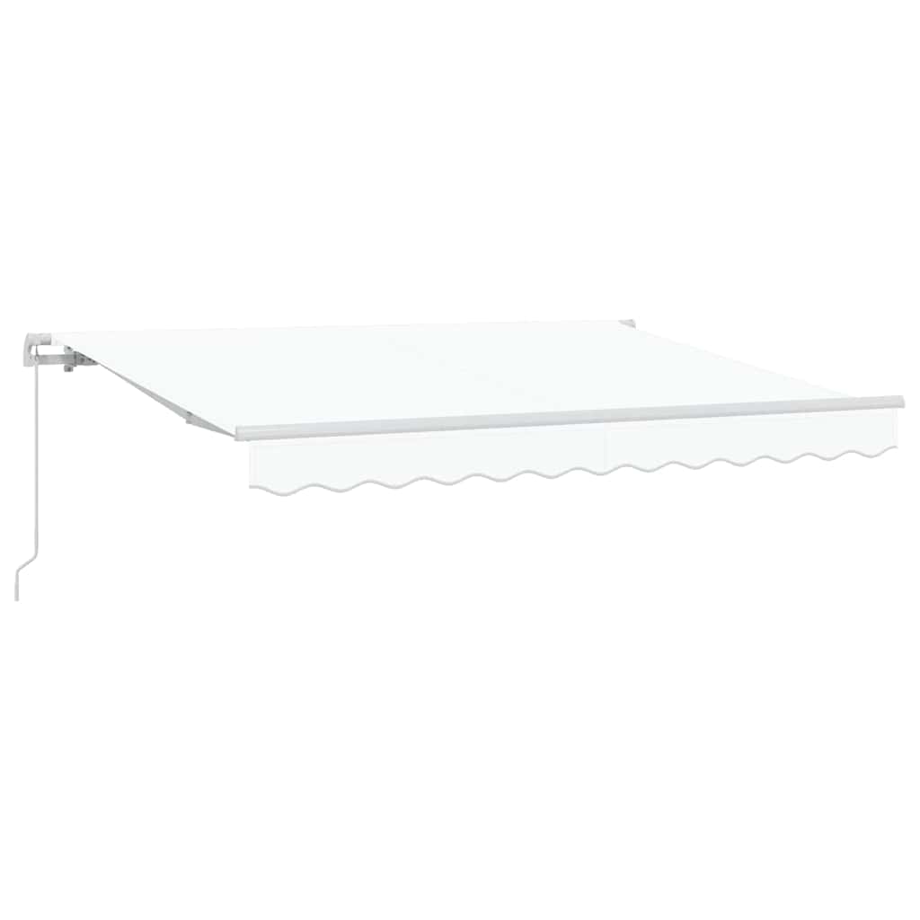Tenda Retrattile Bianco 350 x 200 cm Tessuto | homemem39