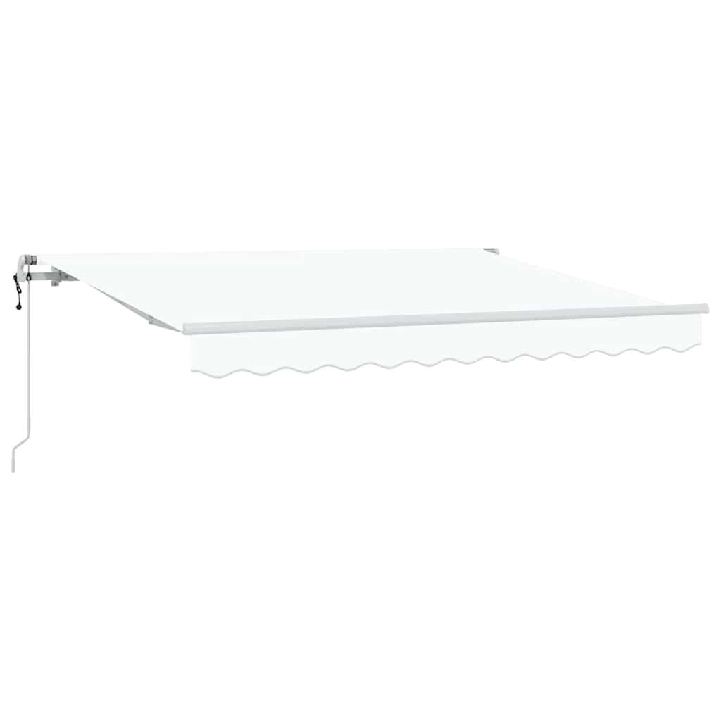 Tenda Retrattile Bianco 350 x 200 cm Tessuto | homemem39