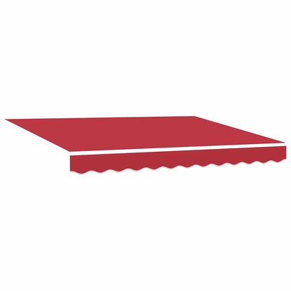 Tenda Retrattile Rosso 350 x 200 cm Tessuto