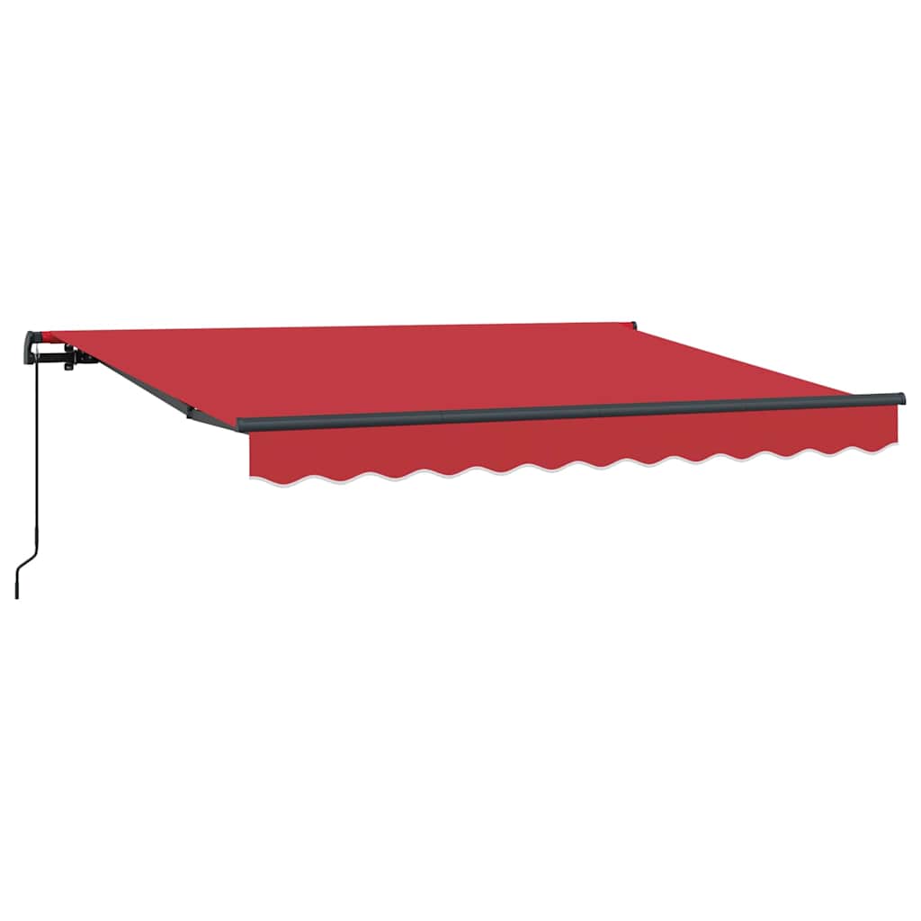 Tenda Retrattile Rosso 350 x 200 cm Tessuto