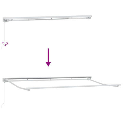 Struttura della tenda Blu e Bianco 400 x 200 cm | homemem39