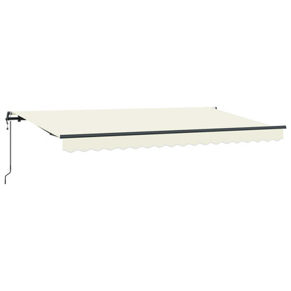 Tenda Retrattile Crema 400 x 200 cm Tessuto | homemem39