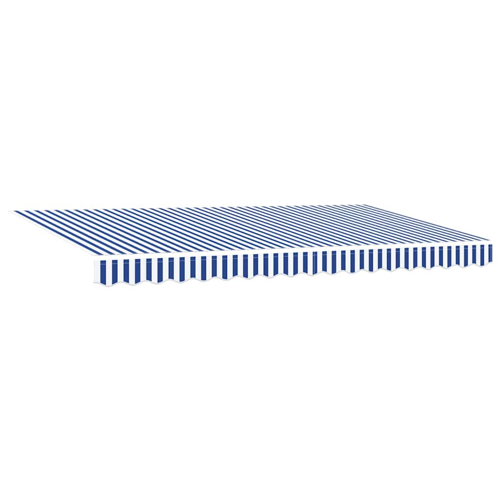 Tenda Retrattile Blu e Bianco 400 x 200 cm | homemem39