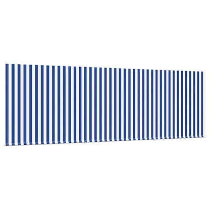 Tenda Retrattile Blu e Bianco 400 x 200 cm | homemem39
