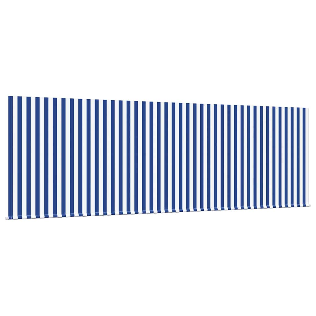 Tenda Retrattile Blu e Bianco 400 x 200 cm | homemem39