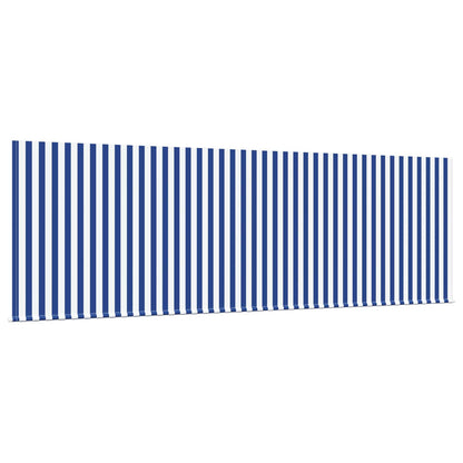 Tenda Retrattile Blu e Bianco 400 x 200 cm | homemem39