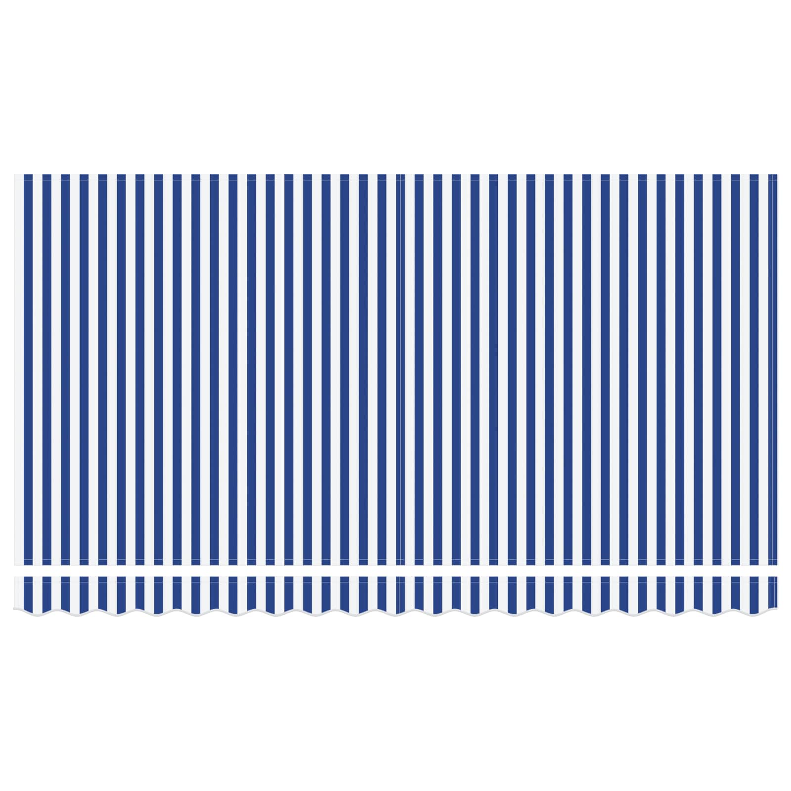 Tenda Retrattile Blu e Bianco 400 x 200 cm | homemem39