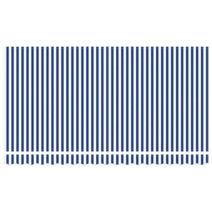 Tenda Retrattile Blu e Bianco 400 x 200 cm | homemem39