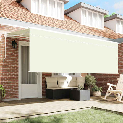 Tenda Retrattile Crema 400 x 200 cm Poliestere e Alluminio | homemem39