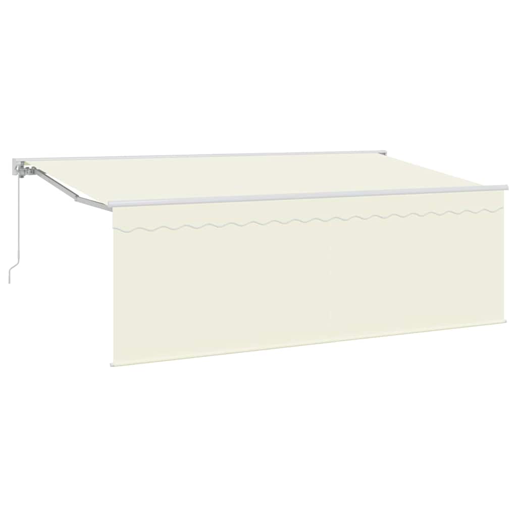 Tenda Retrattile Crema 400 x 200 cm Poliestere e Alluminio | homemem39
