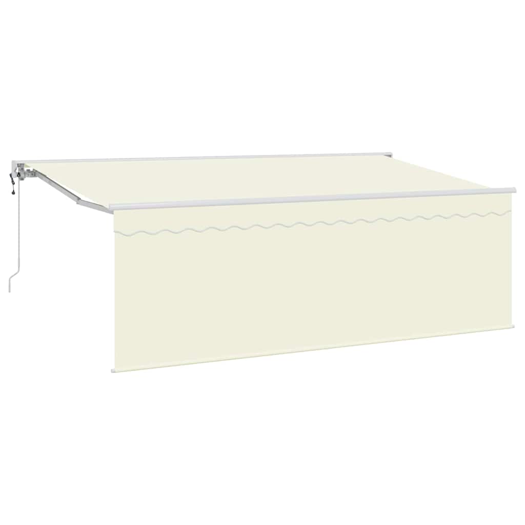 Tenda Retrattile Crema 400 x 200 cm Poliestere e Alluminio | homemem39