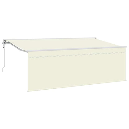 Tenda Retrattile Crema 400 x 200 cm Poliestere e Alluminio | homemem39