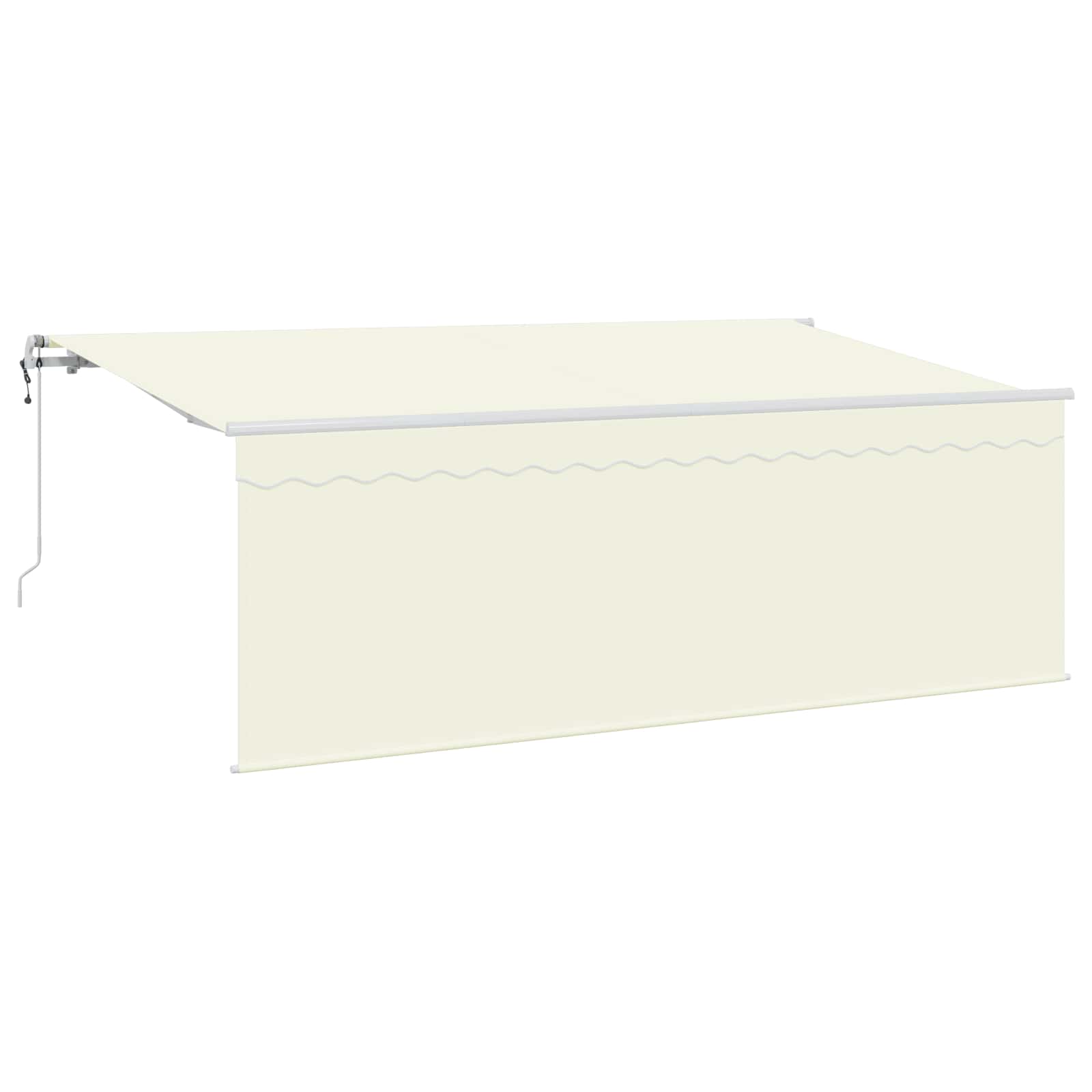 Tenda Retrattile Crema 400 x 200 cm Poliestere e Alluminio | homemem39