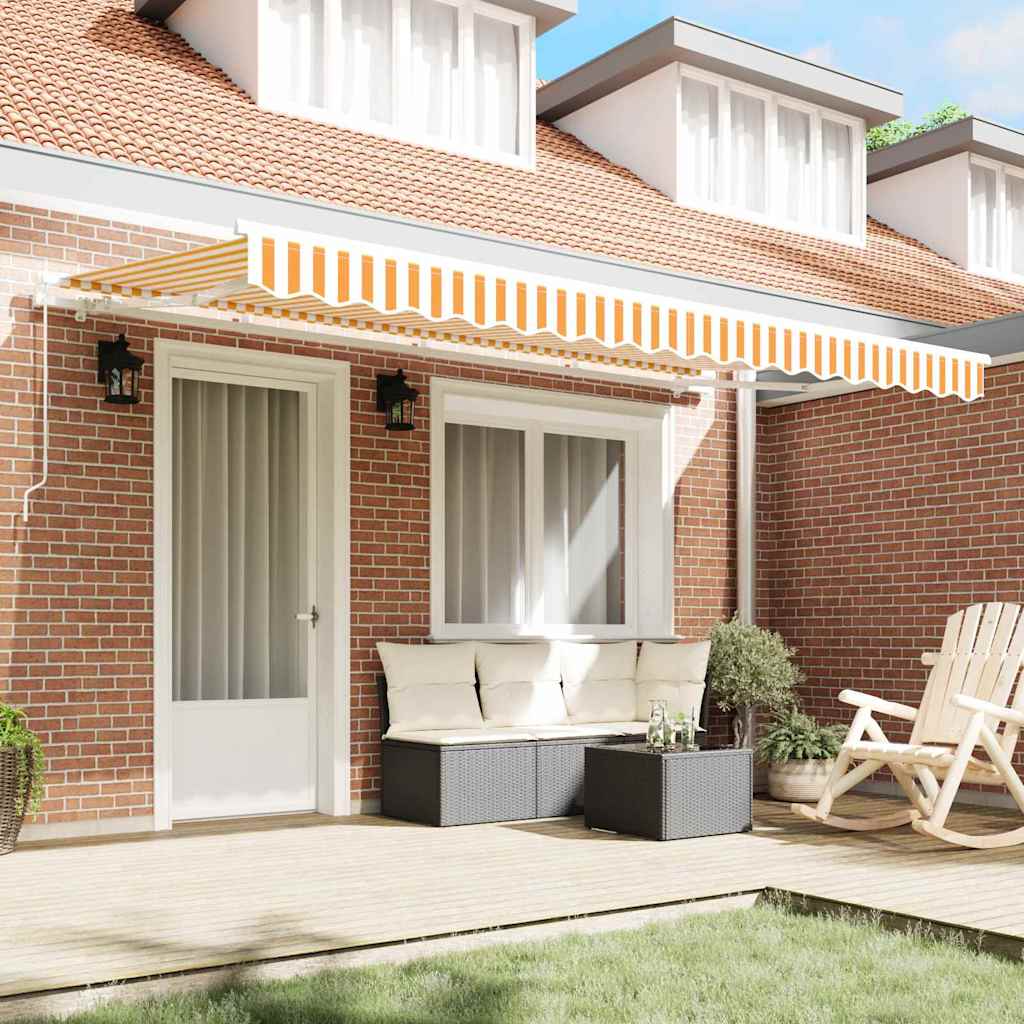 Tenda Retrattile Giallo 400 x 200 cm Tessuto | homemem39