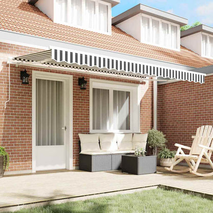 Tenda Retrattile Antracite 400 x 200 cm Tessuto | homemem39