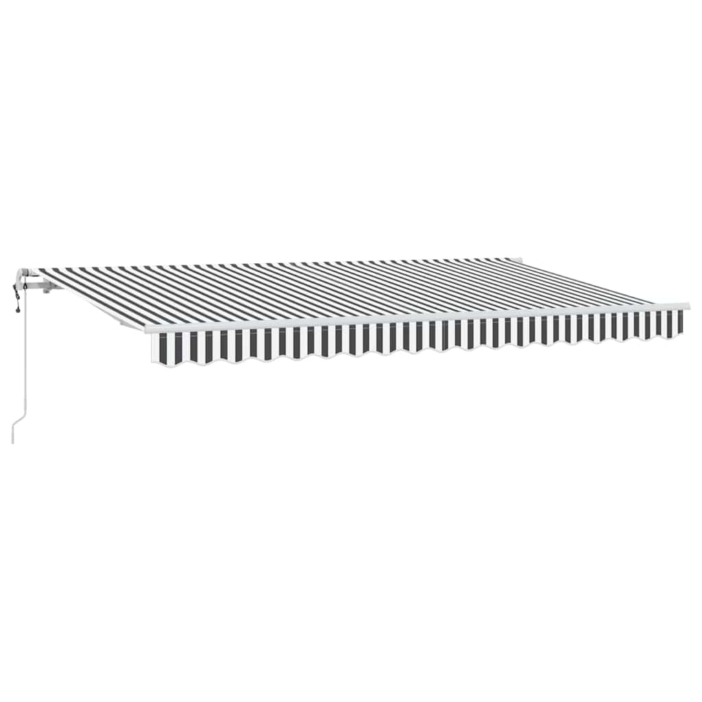Tenda retrattile Antracite 400 x 200 cm Tessuto | homemem39