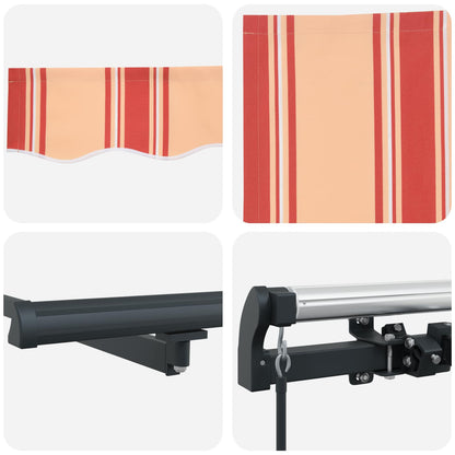 Tenda retrattile Giallo 400 x 200 cm Tessuto | homemem39
