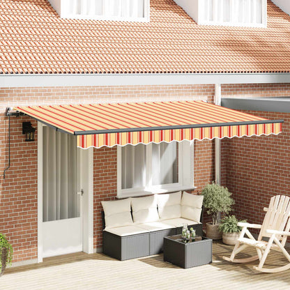 Tenda retrattile Giallo 400 x 200 cm Tessuto | homemem39