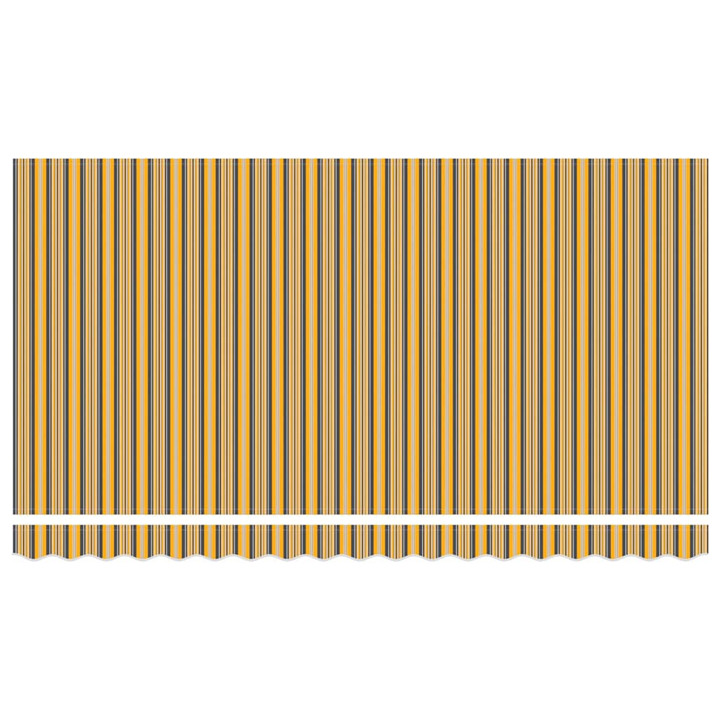 Tenda Retrattile Giallo e Grigio 400 x 200 cm