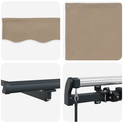 Tenda Retrattile Beige 400 x 200 cm Tessuto | homemem39