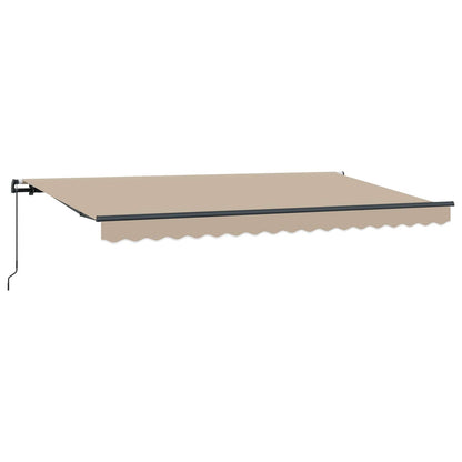 Tenda Retrattile Beige 400 x 200 cm Tessuto | homemem39