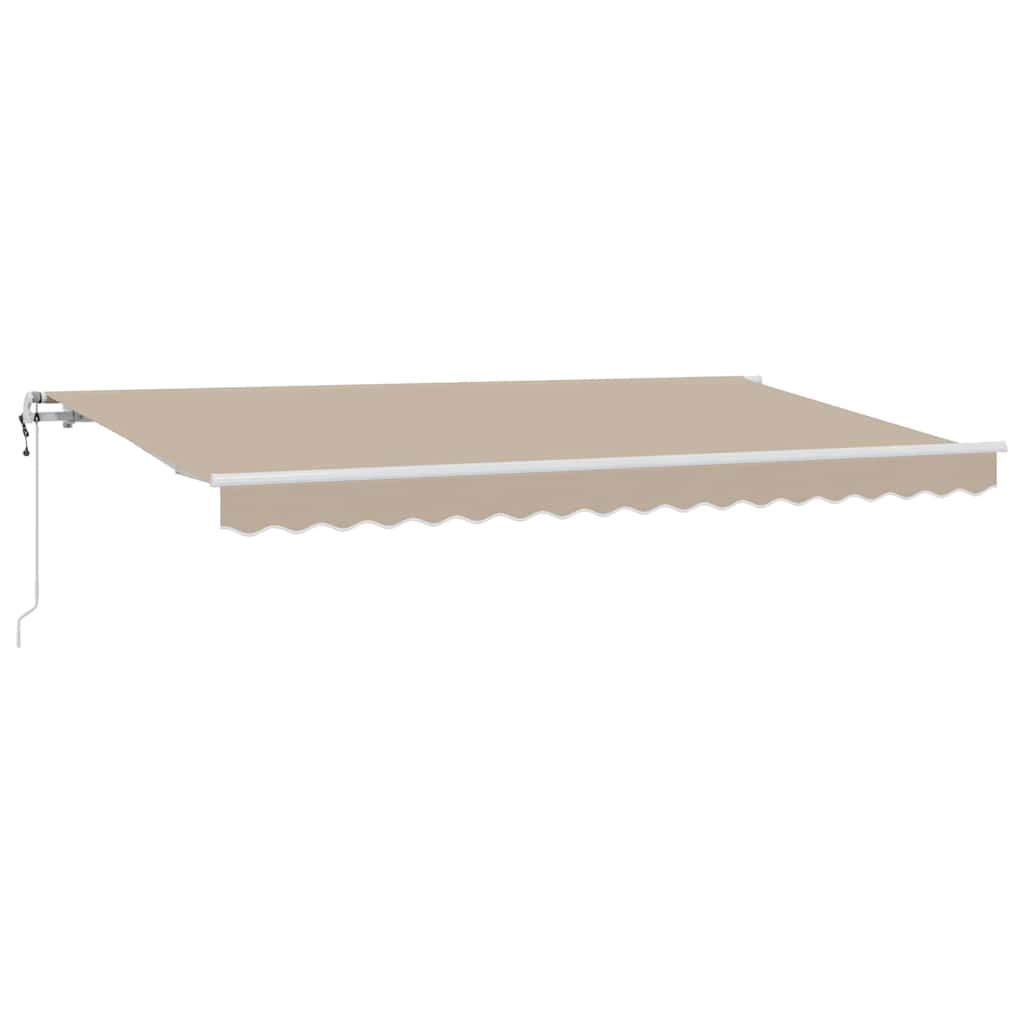Tenda Retrattile Beige 400 x 200 cm Tessuto | homemem39