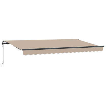 Tenda Retrattile Beige 400 x 200 cm Tessuto | homemem39