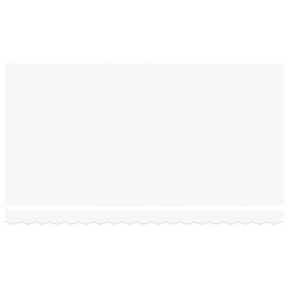 Tenda Retrattile Bianco 400 x 200 cm Tessuto