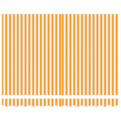 Tenda Retrattile Giallo e Bianco 300 x 250 cm