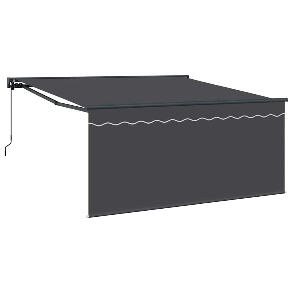 Tenda Retrattile Grigio e antracite 300 x 250 cm - homemem39