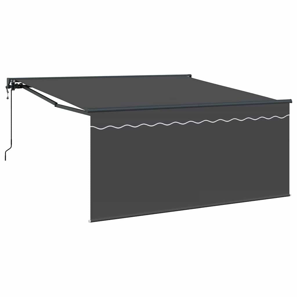 Tenda Retrattile Grigio e antracite 300 x 250 cm - homemem39