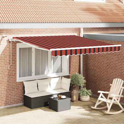 Tenda retrattile Arancione e Marrone 300 x 250 cm Poliestere | homemem39