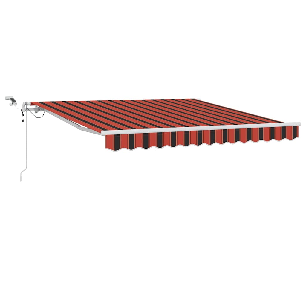 Tenda retrattile Arancione e Marrone 300 x 250 cm Poliestere | homemem39
