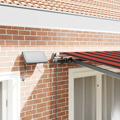 Tenda Retrattile arancione e marrone 300 x 250 cm Tessuto - homemem39