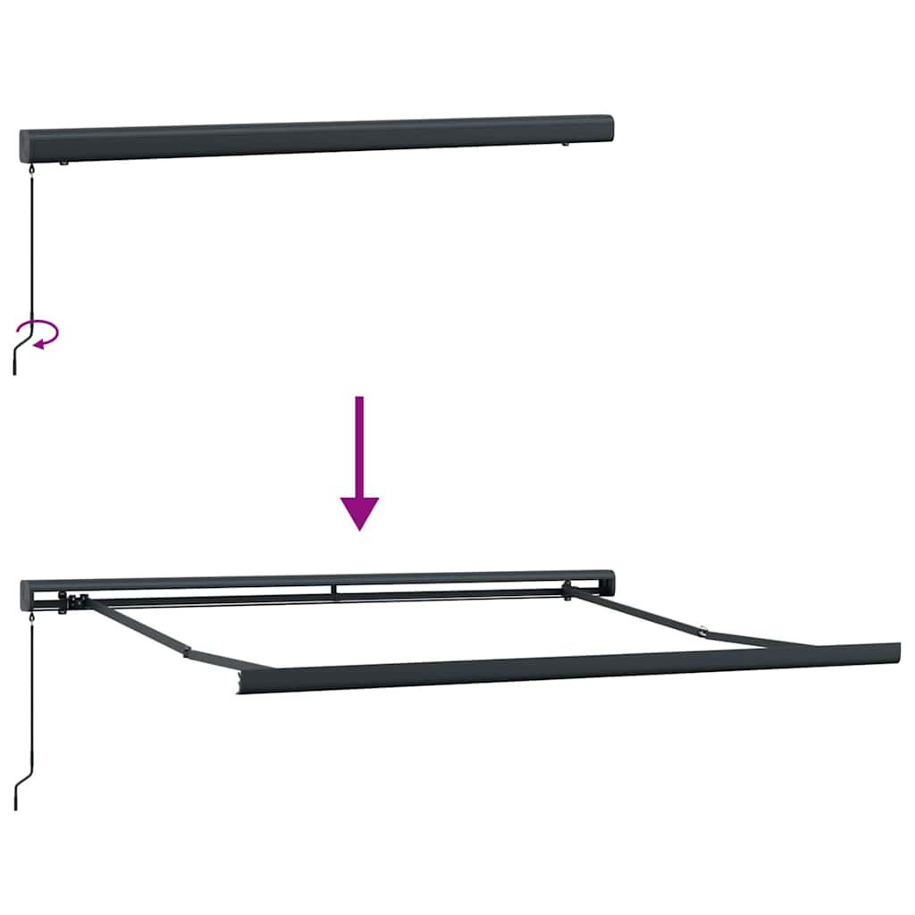 Tenda Retrattile Arancione e Marrone 300 x 250 cm - homemem39